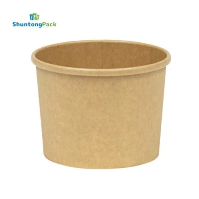 Brun Kraft Papir Suppe Cup